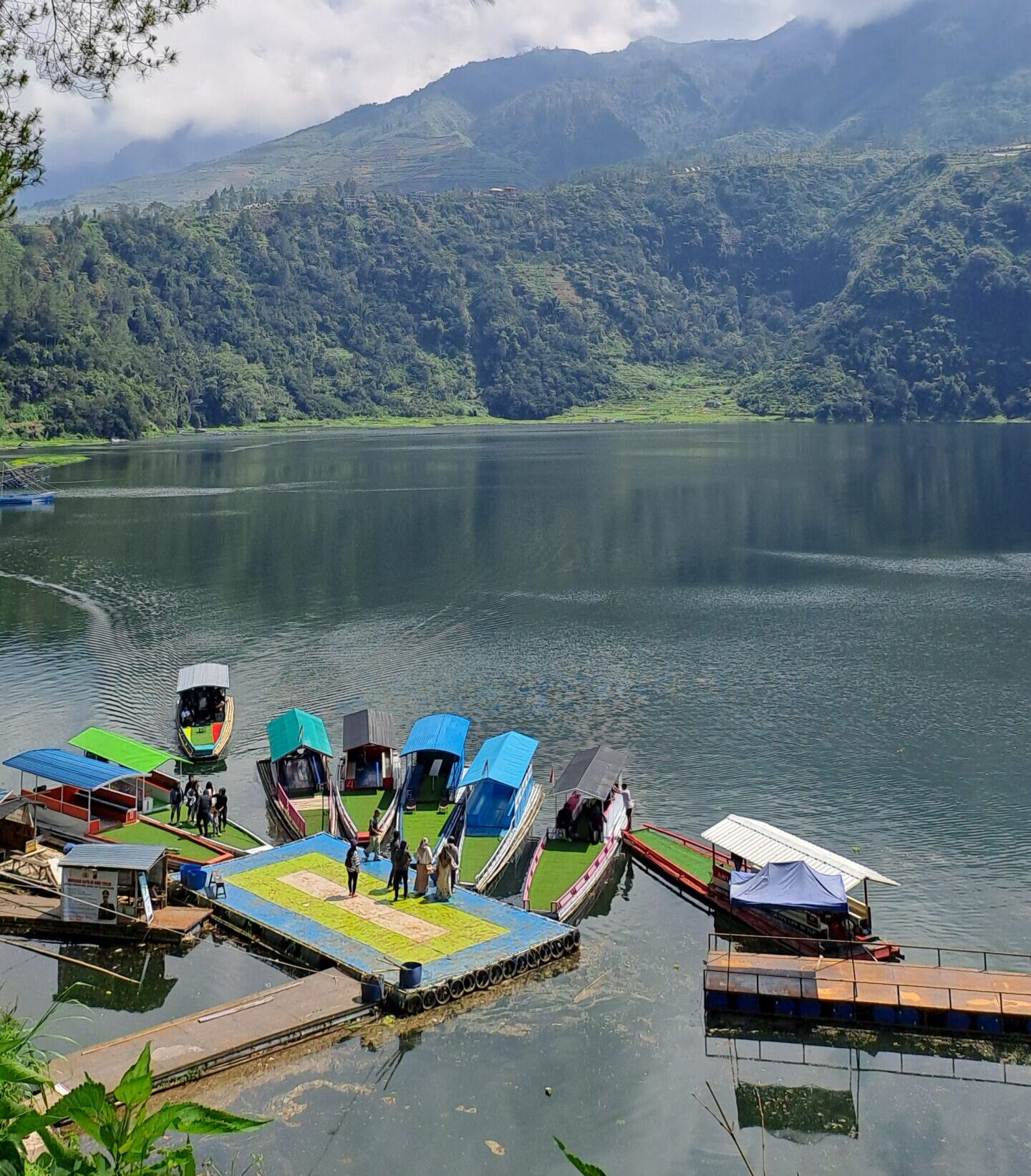 telaga menjer dieng