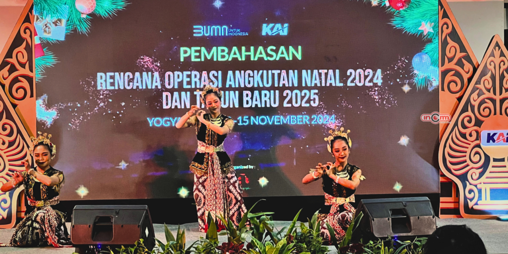 gala dinner ekslusif PT KAI di Yogyakarta