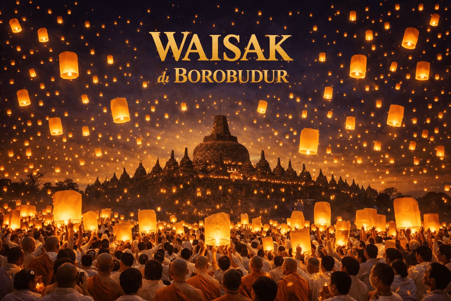 Waisak di Borobudur